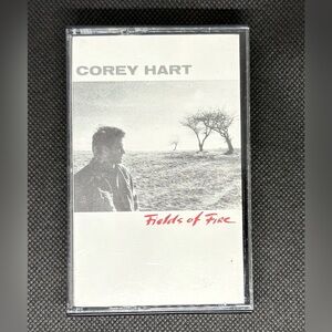 Vintage 1986 Corey Hart Fields of Fire Cassette Tape (Aquarius Records)